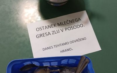 Slovenski dan brez zavržene hrane na OŠ Grm